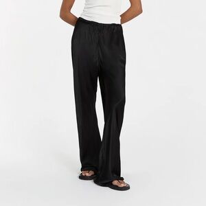 DISSH MYKA BLACK SATIN PANT